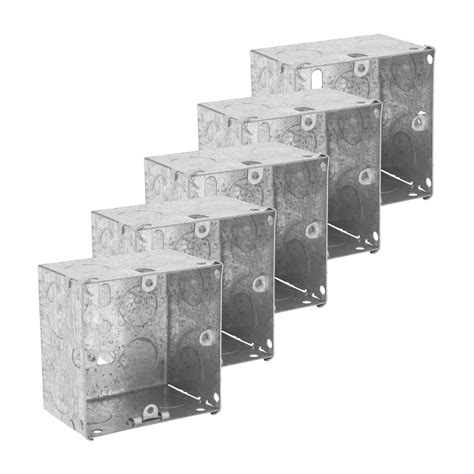 metal socket boxes|metal pattress box screwfix.